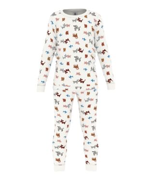 A08N7 LIBRO 03 WHITE DOG 25% SALE PYJAMAS