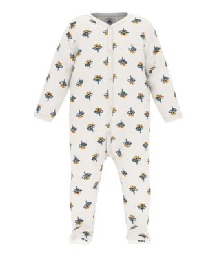 A08E7 LAURIE 01 WHITE MULTI 25% SALE BODYSUITS FLORAL NEWBORN PYJAMAS