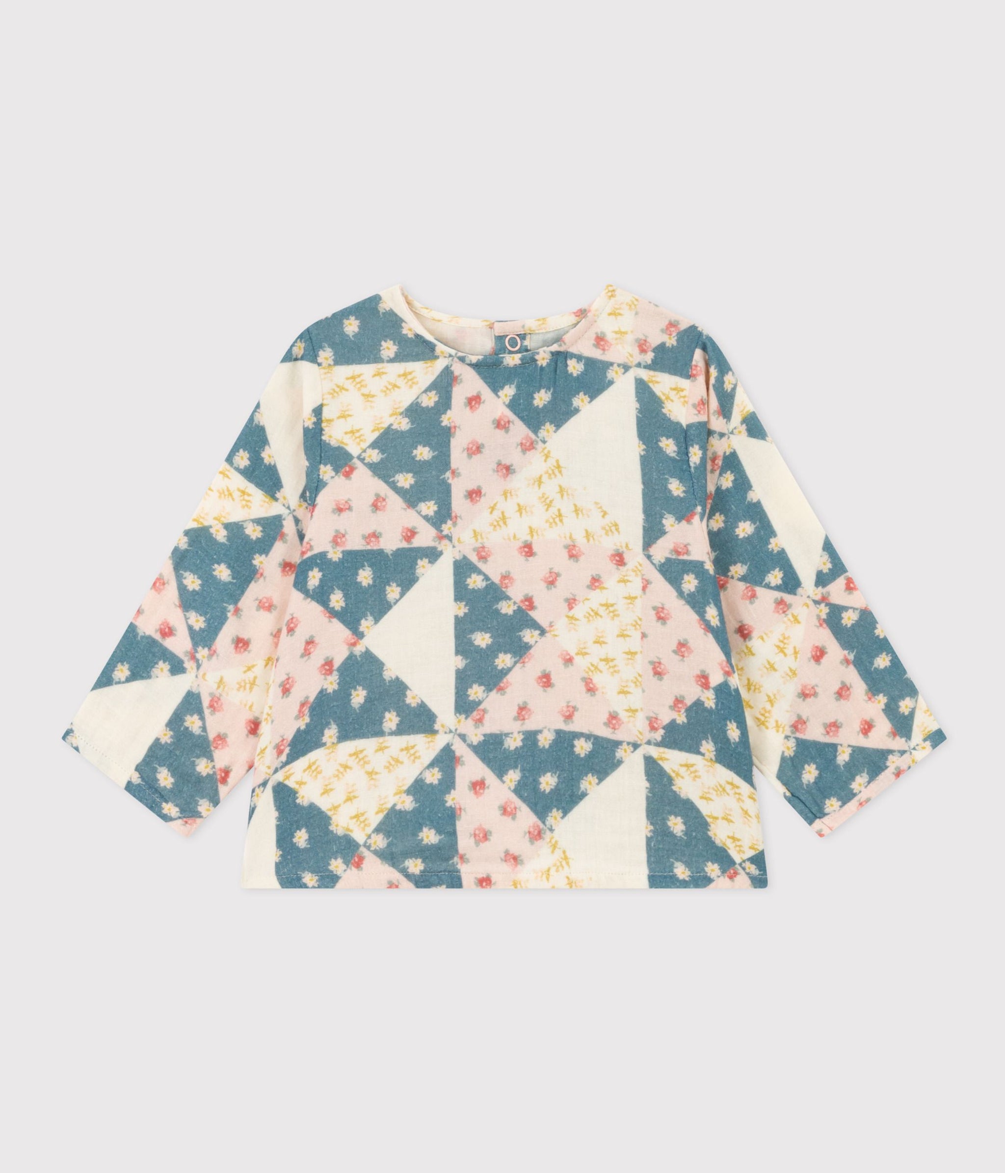 A0893 LYCRA 01 CREAM MULTI 25% SALE BLOUSES LONG SLEEVES NEWBORN