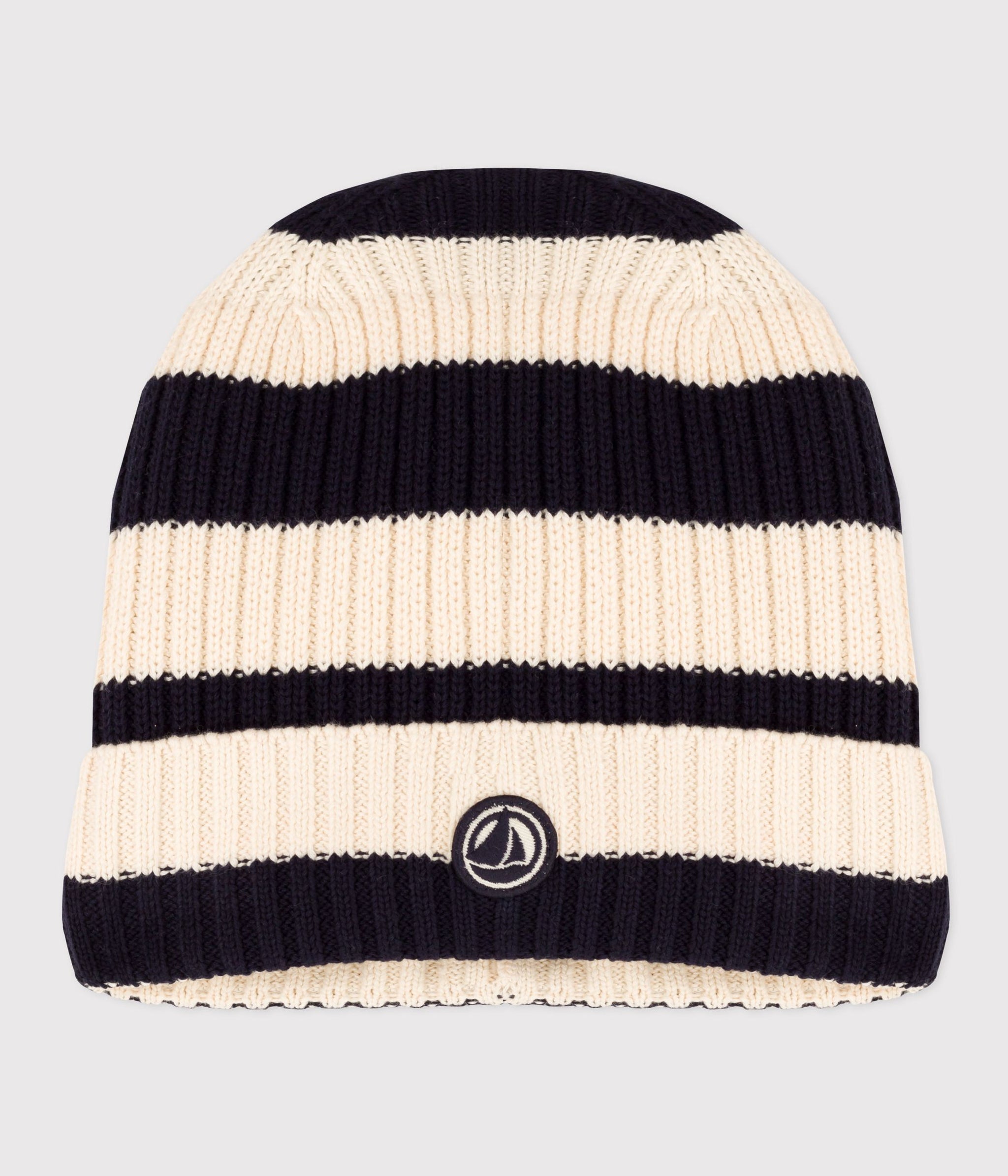A08DP 02 NAVY CREAM 50% SALE HAT STRIPES