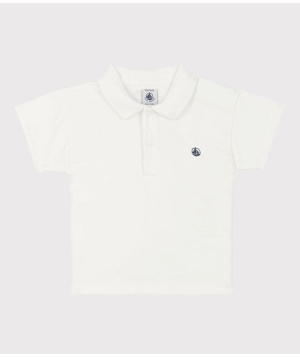 SS24-A09ZM 01 WHITE POLO SUMMER SPRING 2024 T-SHIRTS