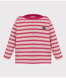 SS24-A0A1Q 02 PINK LONG SLEEVES STRIPES SUMMER SPRING 2024