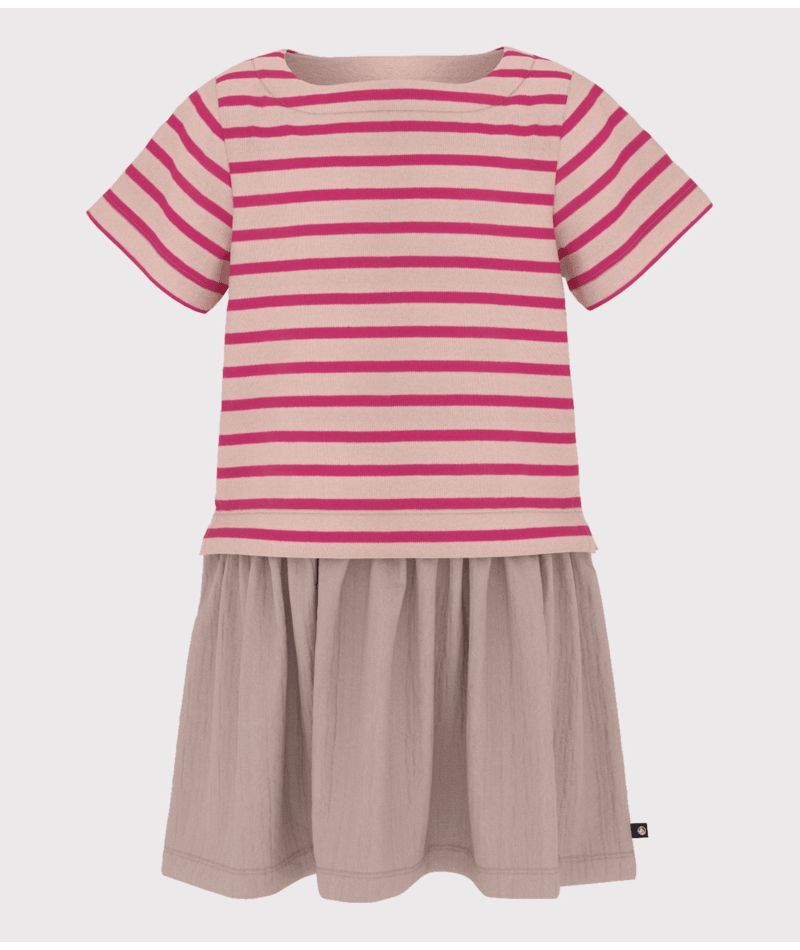 SS24-A0A28 01 PINK 50% SALE DRESSES STRIPES SUMMER SPRING 2024