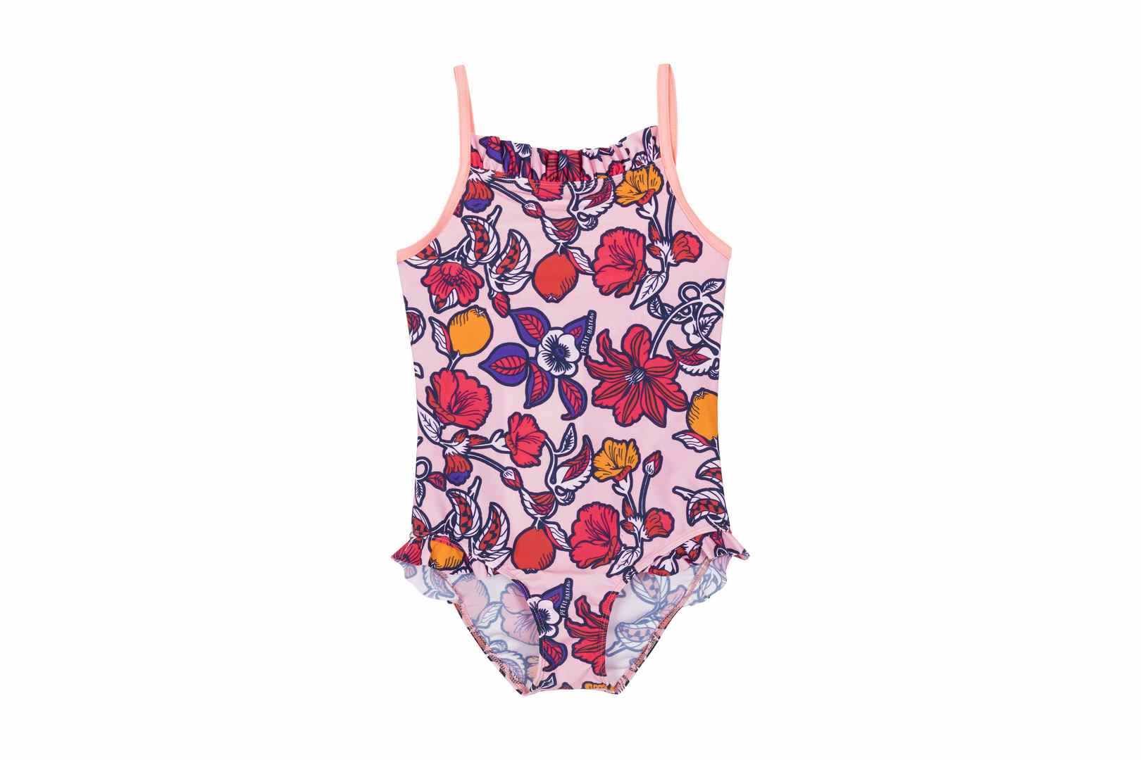 53453 FOBILE 01 PINK MULTI FLORAL SWIMWEAR