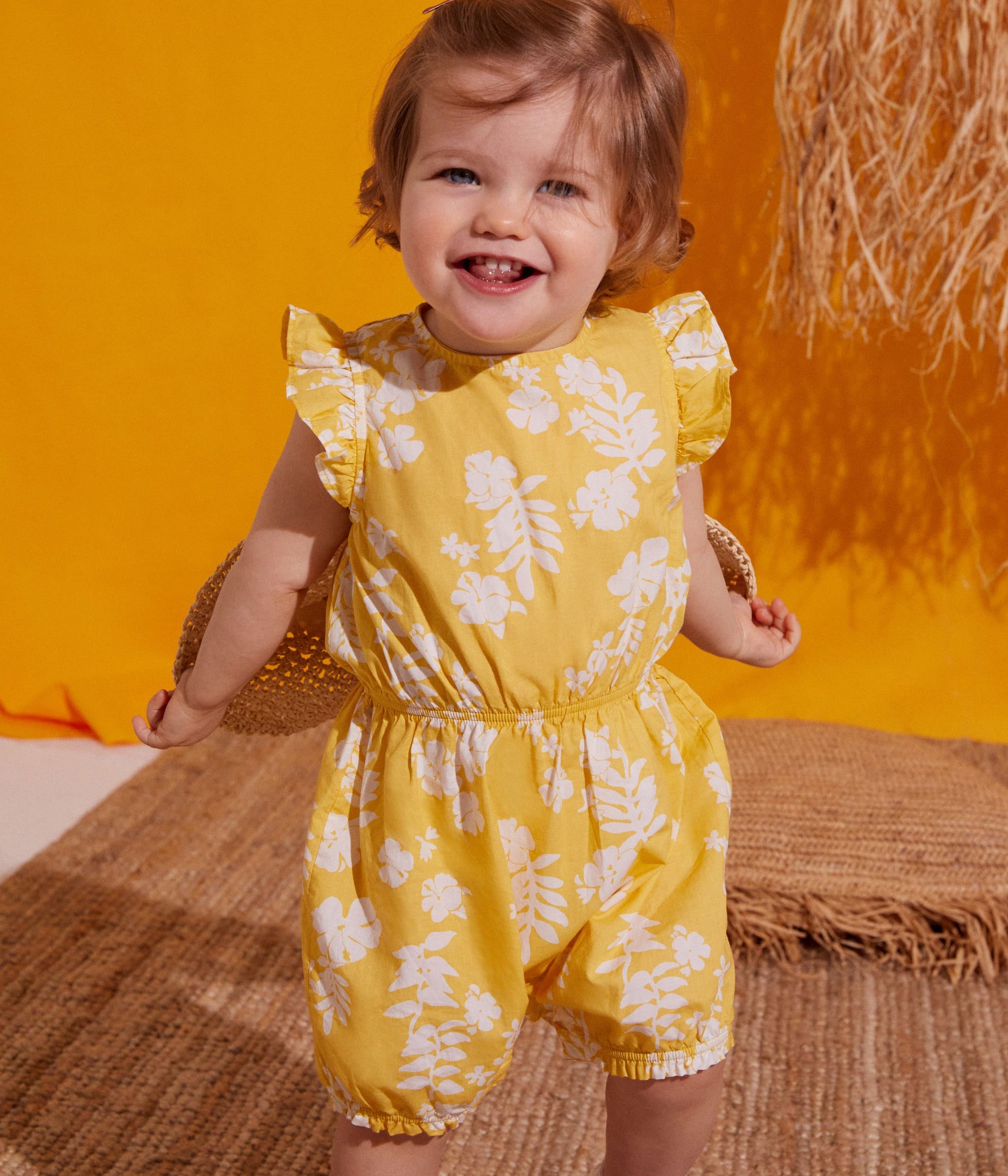 A03K5 01 ORGE/MARSHMA OVERALL SHORT ROMPERS