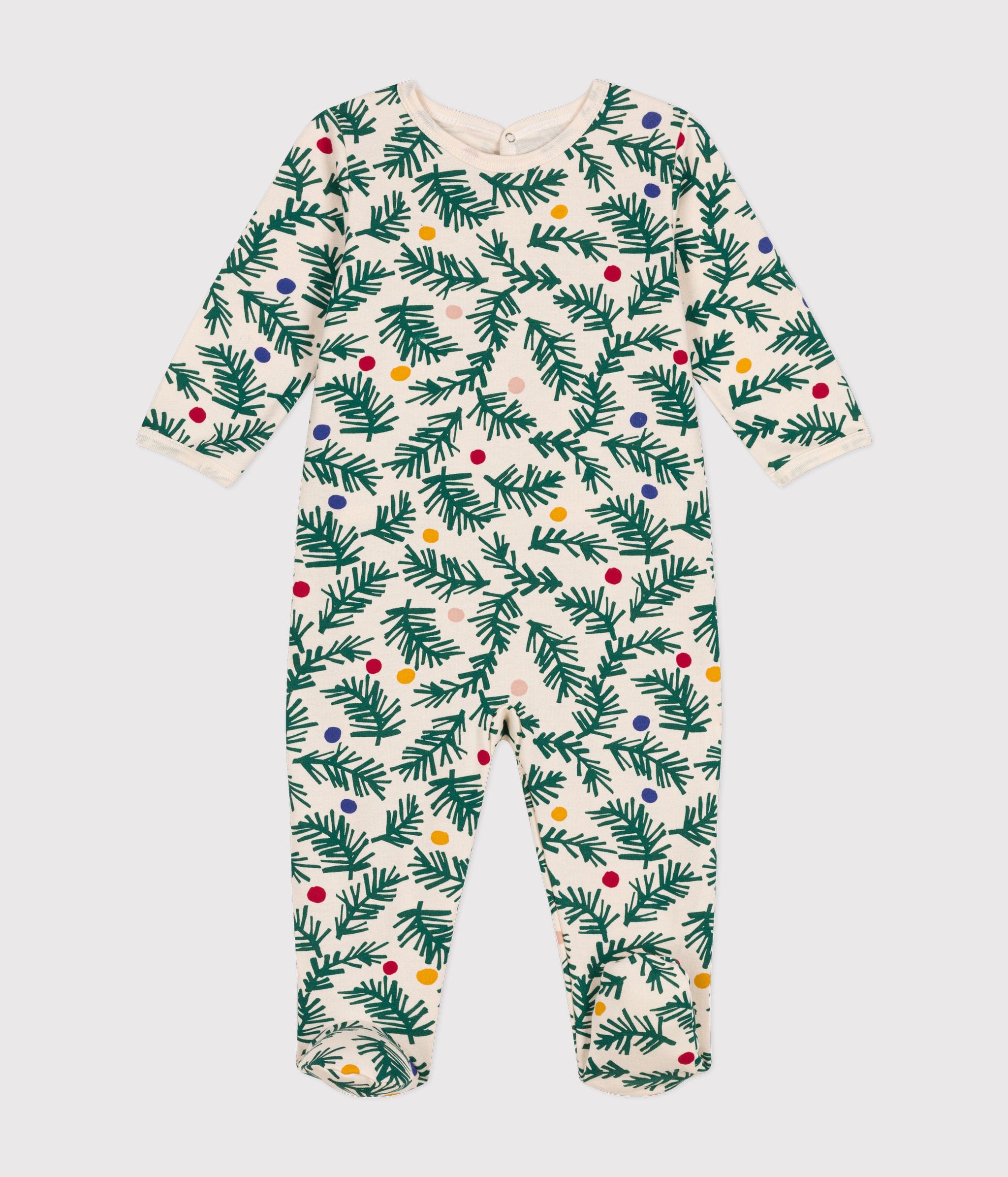AW24 - A0B53 01 CREAM GREEN BODYSUITS FALL WINTER 2024/25 LONG SLEEVES OVERALLS