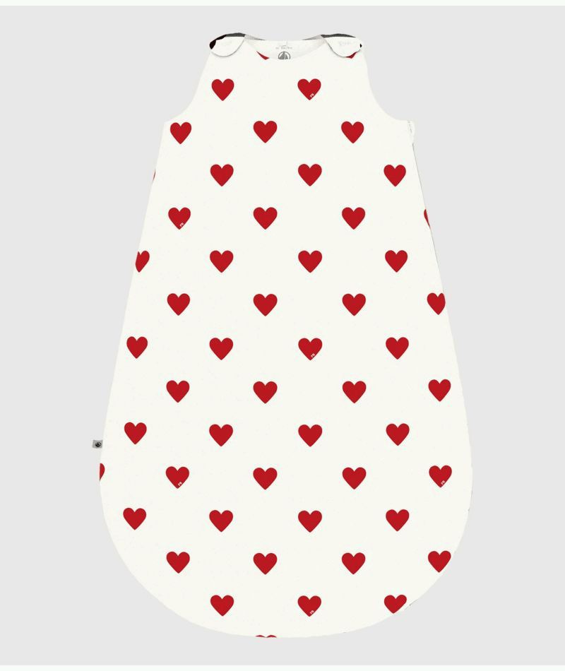 AW24 - A0BTS 01 WHITE RED 25% SALE ACCESSORIES BUNTING FALL WINTER 2024/25 HEARTS NEWBORN PERMANENTS