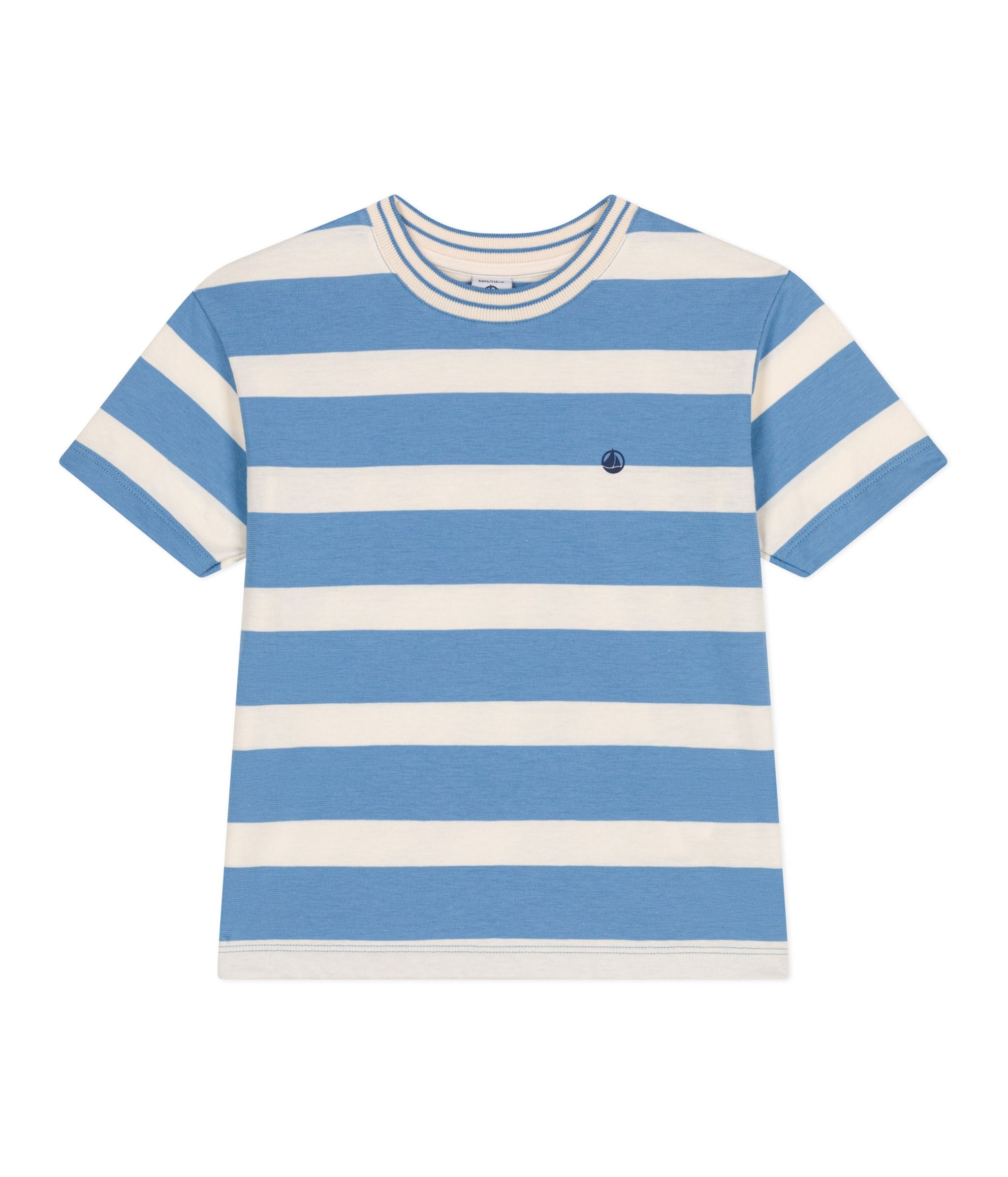 SS25 - A0CYN 01 BLUE CREAM SPRING SUMMER 2025 STRIPES TSHIRTS
