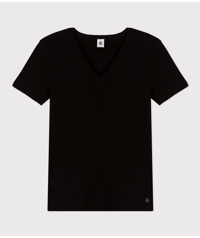AW25 - A0AKF 01 BLACK SHORT SLEEVES FALL WINTER 2025/26 ICONIC PERMANENTS T-SHIRTS TOPS