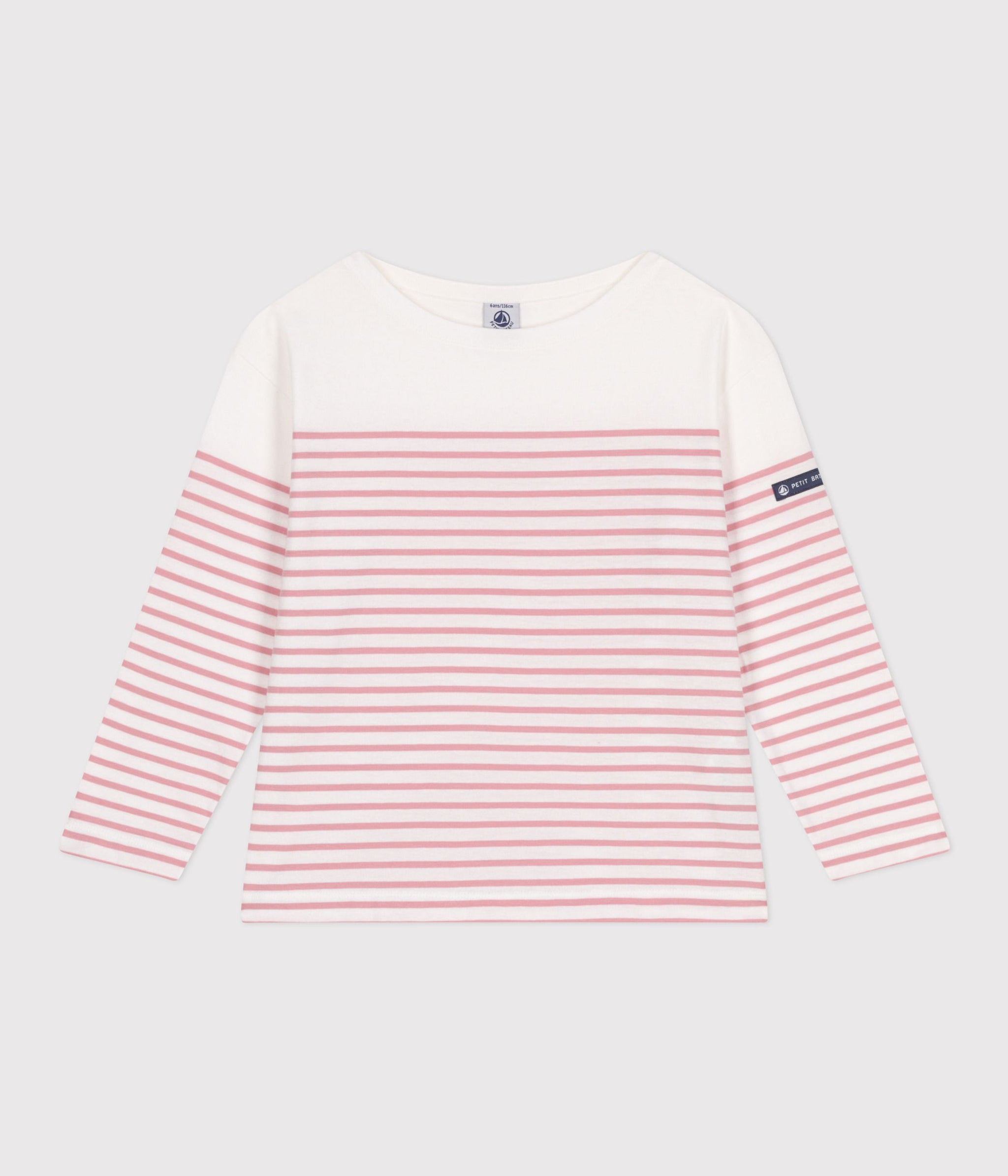 SS25 - A0CJA 03 PINK WHITE LONG SLEEVES SAILOR SPRING SUMMER 2025 STRIPES T-SHIRTS