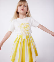 Load image into Gallery viewer, FW26 - A0CQ1 01 YELLOW WHITE BOTTOMS GIRL SPRING SUMMER 2026 STRIPES