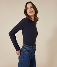 Load image into Gallery viewer, SS26 - A0AKG 18 NAVY PERMANENTS SPRING SUMMER 2025 TOPS WOMEN