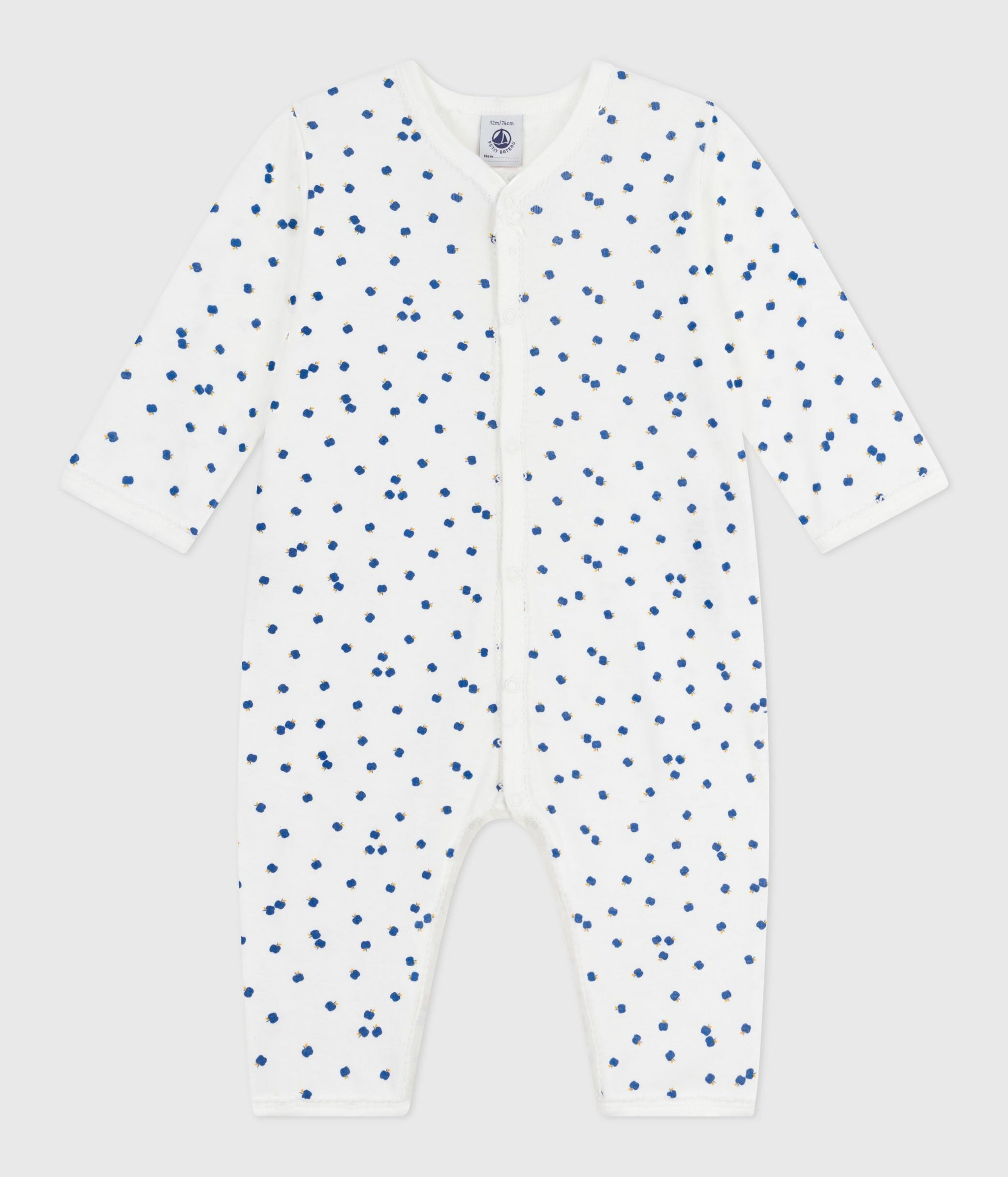 AW25 - A0DSF 01 WHITE BLUE BODYSUITS FALL WINTER 2025/26 NEWBORN OUTFITS ROMPERS
