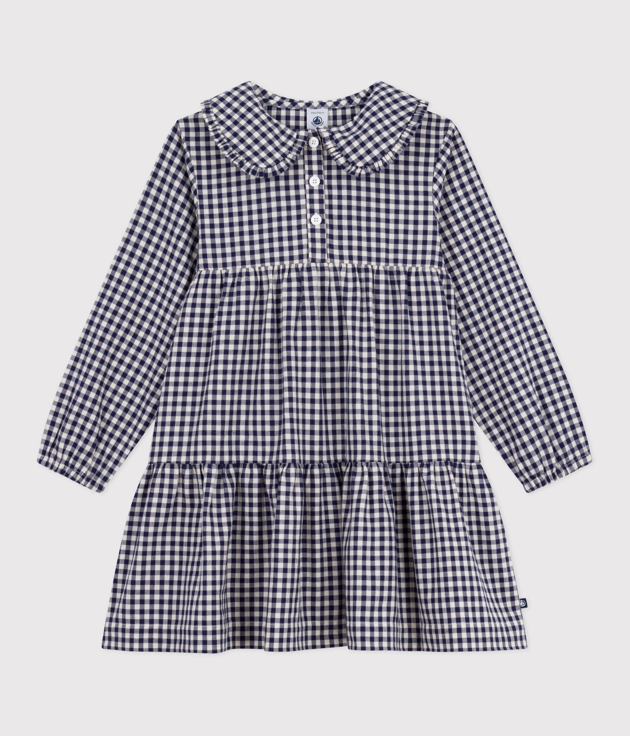 AW25 - A0DT0 01 NAVY WHITE DRESSES FALL WINTER 2025/26 LONG SLEEVES
