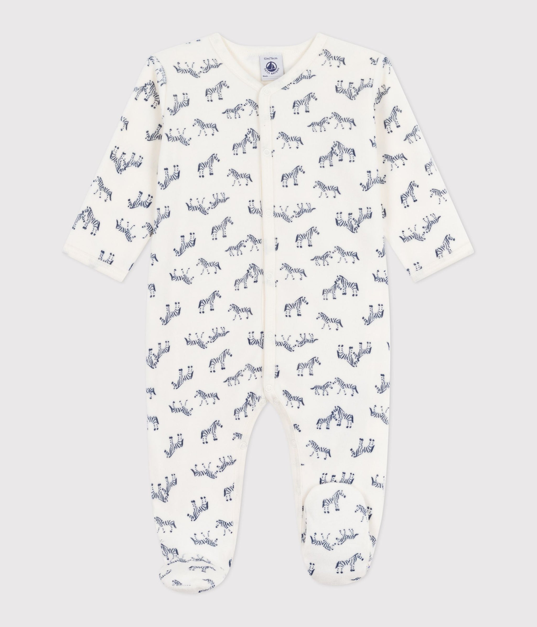 AW25 - A0DWQ 01 WHITE BLUE BODYSUITS FALL WINTER 2025/26 NEWBORN ROMPERS