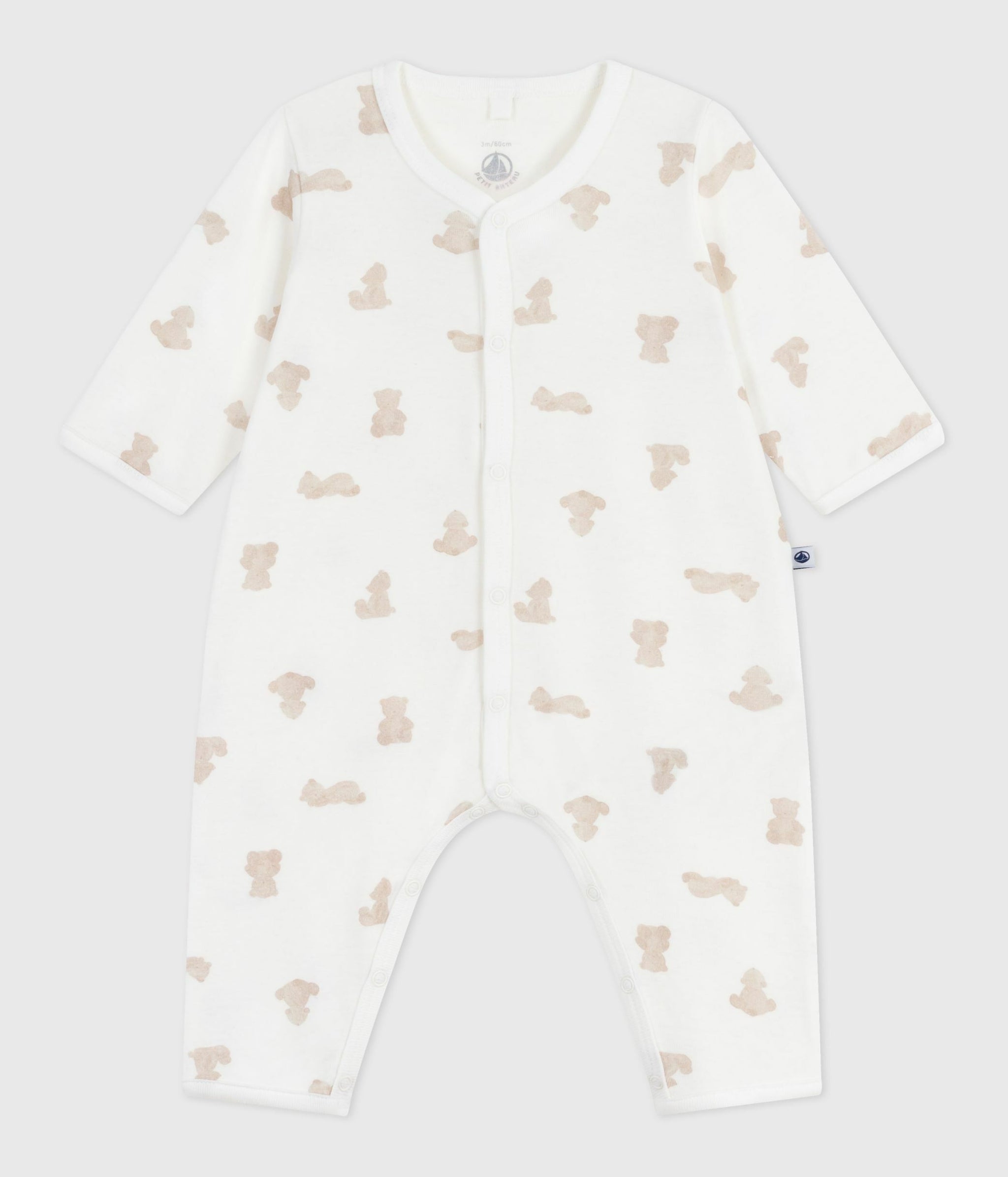 AW25 - A0E0P 01 WHITE BEIGE BODYSUITS FALL WINTER 2025/26 NEWBORN OUTFITS ROMPERS
