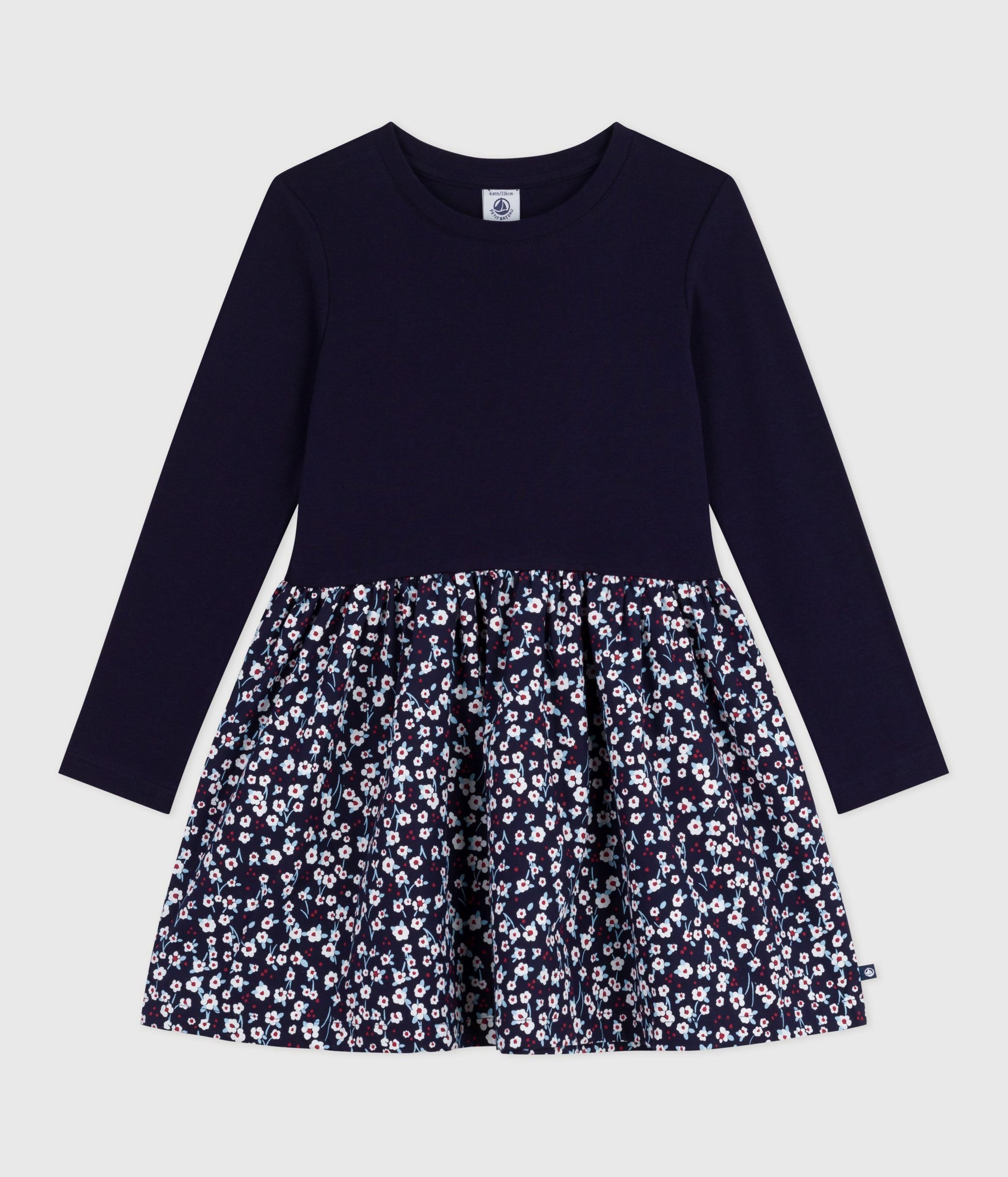 AW25 - A0E1K 01 NAVY MULTI DRESSES FALL WINTER 2025/26 FLORAL LONG SLEEVES