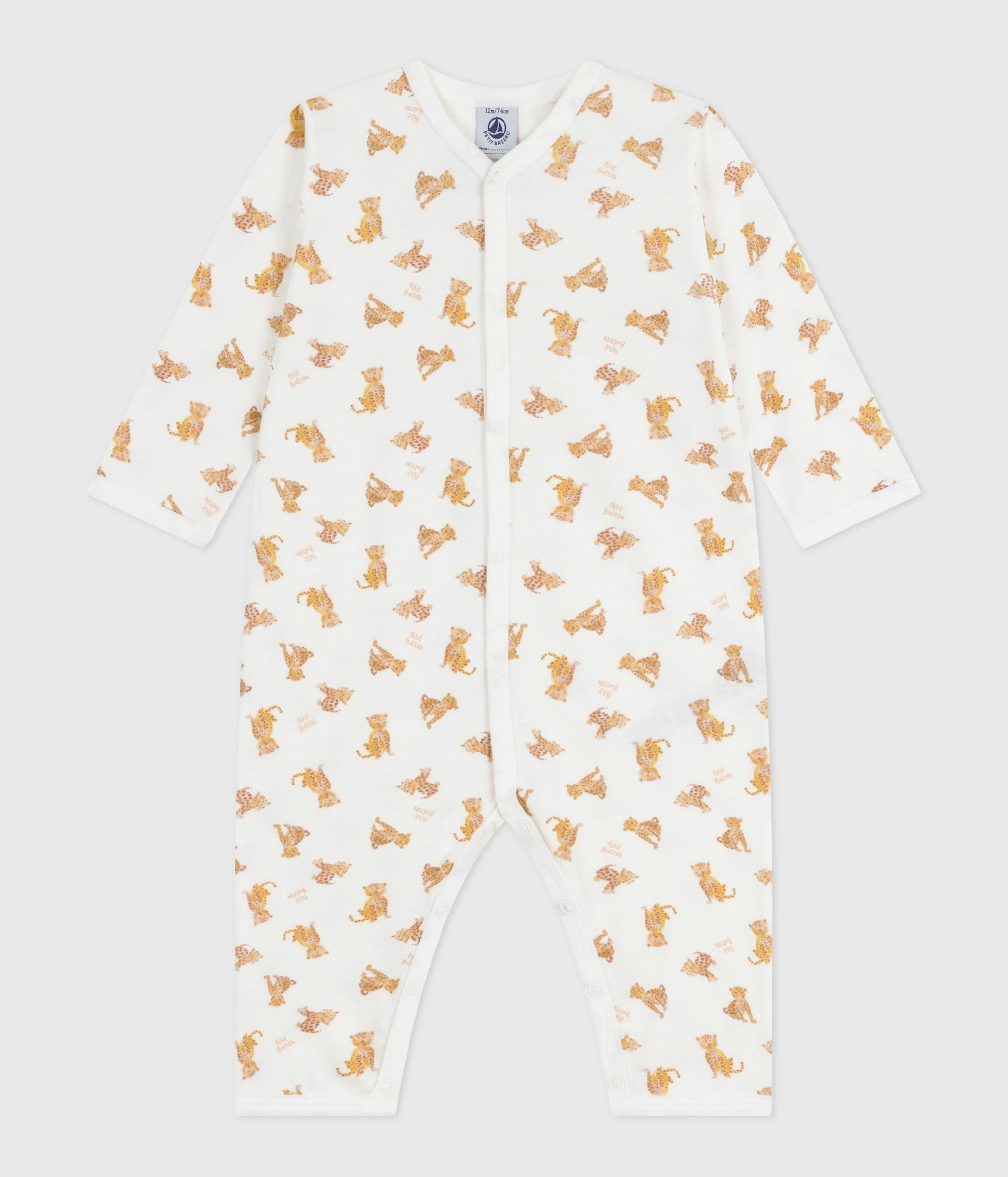 AW25 - A0E6A 03 WHITE LEO BODYSUITS FALL WINTER 2025/26 NEWBORN OUTFITS ROMPERS