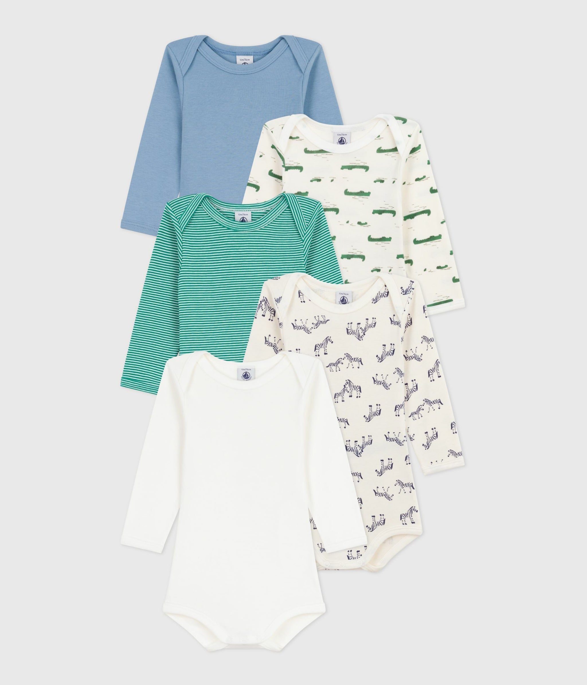 AW25 - A0E93 00 MULTI BODYSUITS FALL WINTER 2025/26 LONG SLEEVES NEWBORN SAILOR STRIPES