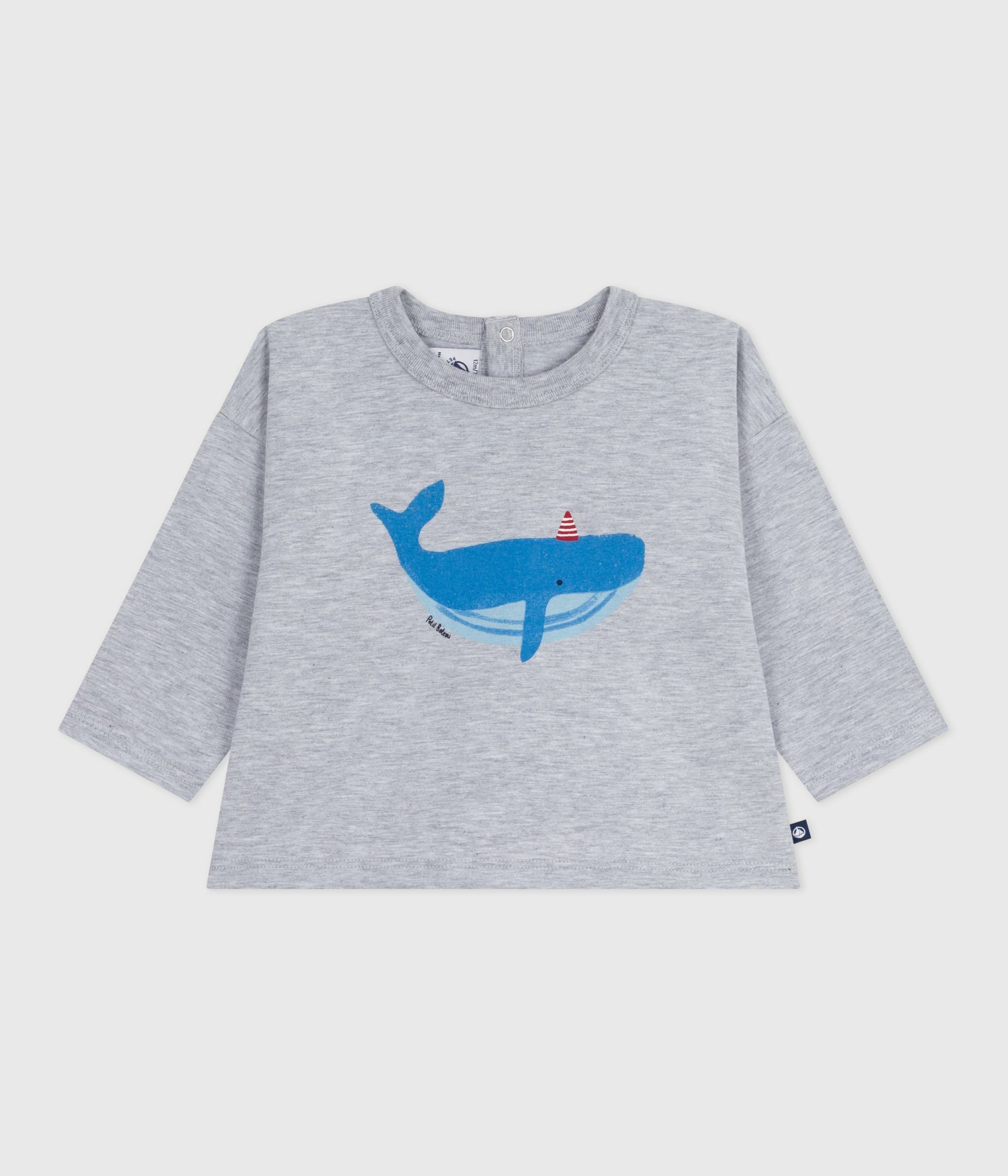 AW25 - A0EE2 01 GREY FALL WINTER 2025/26 LONG SLEEVES SAILOR TEE TOP