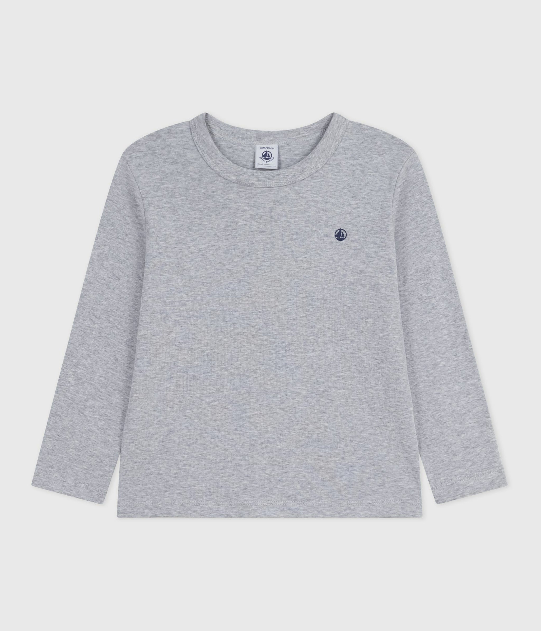 AW25 - A0EF2 01 GREY FALL WINTER 2025/26 LONG SLEEVES TSHIRTS