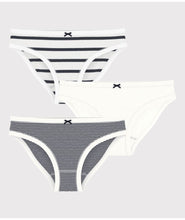 Load image into Gallery viewer, FW26 - A0AA2 00 WHITE NAVY GIRL SPRING SUMMER 2026 STRIPES UNDERWEAR
