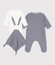 Load image into Gallery viewer, FW26 - A0F6G 00 NAVY WHITE BABY BODYSUITS FALL WINTER 2026 GIFT NEW ARRIVAL STRIPES