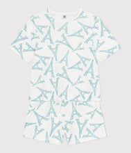 Load image into Gallery viewer, SS26 - A0F9F 01 WHITE BLUE PAJAMAS PARISIAN SPRING SUMMER 2026