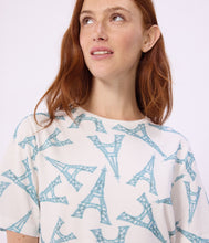 Load image into Gallery viewer, SS26 - A0F9F 01 WHITE BLUE PAJAMAS PARISIAN SPRING SUMMER 2026