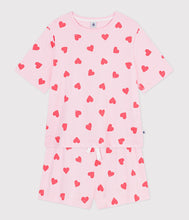 Load image into Gallery viewer, SS26 - A0F9H 01 PINK HEARTS PAJAMAS SPRING SUMMER 2026