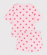 Load image into Gallery viewer, SS26 - A0F9H 01 PINK HEARTS PAJAMAS SPRING SUMMER 2026