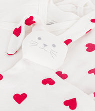 Load image into Gallery viewer, FW26 - A0FF9 00 WHITE RED ACCESSORIES BABY BODYSUITS FALL WINTER 2026 GIFT HEARTS NEW ARRIVAL SETS