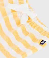 Load image into Gallery viewer, SS26 - A0FV2 01 YELLOW WHITE BABY BOTTOMS NEW ARRIVAL SPRING SUMMER 2026 STRIPES
