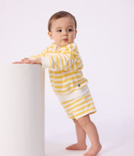 Load image into Gallery viewer, SS26 - A0FV2 01 YELLOW WHITE BABY BOTTOMS NEW ARRIVAL SPRING SUMMER 2026 STRIPES