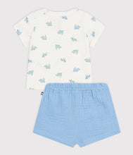 Load image into Gallery viewer, SS26 - A0G0L 01 WHITE BLUE GIFT NEW ARRIVAL SETS SPRING SUMMER 2026