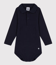 Load image into Gallery viewer, FW26 - A0BQC 01 NAVY BABY BODYSUITS FALL WINTER 2026 NEWBORN