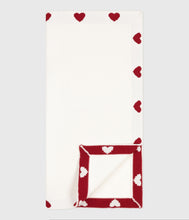 Load image into Gallery viewer, FW26 - A0DRO 01 WHITE RED ACCESSORIES BABY FALL WINTER 2026 GIFT HEARTS NEW ARRIVAL