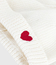 Load image into Gallery viewer, FW26 - A0DRP 01 WHITE ACCESSORIES BABY FALL WINTER 2026 GIFT HEARTS NEWBORN