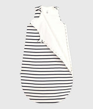 Load image into Gallery viewer, FW26 - A0EX4 01 WHITE NAVY ACCESSORIES BABY FALL WINTER 2026 NEWBORN STRIPES