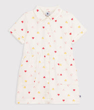 Load image into Gallery viewer, FW26 - A0GBL 01 CREAM MULTI DRESSES FALL WINTER 2026 GIRL HEARTS NEW ARRIVAL