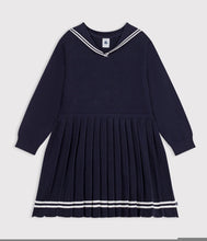 Load image into Gallery viewer, FW26 - A0GBN 01 NAVY DRESSES FALL WINTER 2026 GIRL NEW ARRIVAL SAILOR