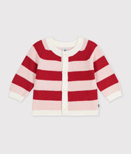 Load image into Gallery viewer, FW26 - A0GD4 01 RED PINK BABY FALL WINTER 2026 STRIPES TOPS