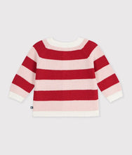Load image into Gallery viewer, FW26 - A0GD4 01 RED PINK BABY FALL WINTER 2026 STRIPES TOPS