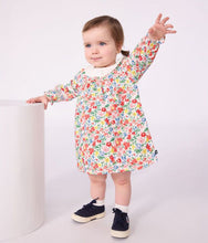 Load image into Gallery viewer, FW26 - A0GE4 01 WHITE MULTI BABY DRESSES FALL WINTER 2026 FLORAL NEW ARRIVAL