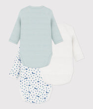 Load image into Gallery viewer, FW26 - A0GF0 00 BLUE MULTI BABY BODYSUITS FALL WINTER 2026 NEWBORN