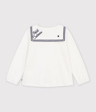 Load image into Gallery viewer, FW26 - A0GGE 01 WHITE FALL WINTER 2026 GIRL SAILOR TOPS