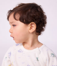 Load image into Gallery viewer, FW26 - A0GK5 01 WHITE MULTI BABY FALL WINTER 2026 FOOTIES ROMPERS NEW ARRIVAL