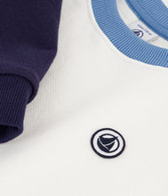 Load image into Gallery viewer, FW26 - A0GKP 01 WHITE NAVY BOY FALL WINTER 2026 NEW ARRIVAL TOPS