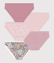 Load image into Gallery viewer, FW26 - A0GLZ 00 PINK MULTI FALL WINTER 2026 FLORAL GIRL STRIPES UNDERWEAR