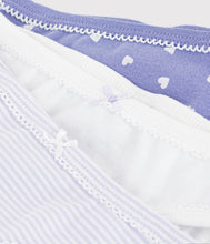 Load image into Gallery viewer, FW26 - A0GQN 00 PURPLE MULTI FALL WINTER 2026 GIRL HEARTS STRIPES UNDERWEAR